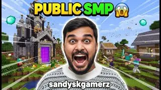 🔴 JOIN MY MINECRAFT PUBLIC SMP 🔴 LIVE | Survival Madness 😈| sandyskgamerz #live #gaming #minecraft