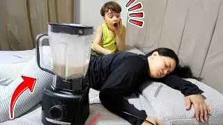 ACORDEI MINHA MÃE COM O LIQUIDIFICADOR (trollagem) Izia e Nildo Barroso