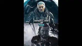 GENERAL ZOD VS THOR #shorts #marvel #mcu #marvelstudios #thor #dceu #dc #manofsteel #generalzod