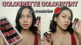 COLOURETTE COLOURTINTS LIPS SWATCHES! | Pat Suarez