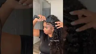 Curly Flip Over Using Clip ins #hairtutorial #hairstyles #easyhairstyles