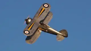 Gloster Gladiator at Old Warden 16th August 2025