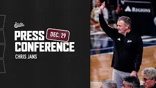 MEN'S BASKETBALL | Chris Jans Postgame Press Conference vs. Alabama State - 12/29/25