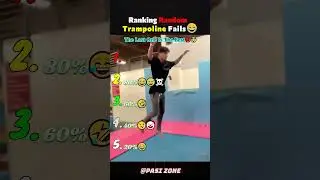 Ranking Random Trampoline Fails😂Ep 01
