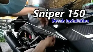Yamaha Sniper Black - OEM Decals