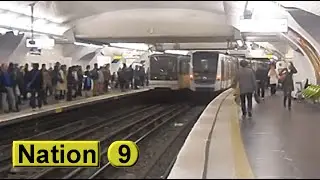 M&eacute;tro de Paris : Nation | Ligne 9 ( RATP MF01 - MF67 ) [2014]
