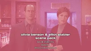 olivia benson & elliot stabler ✭ season 3 logoless scene pack | part 2