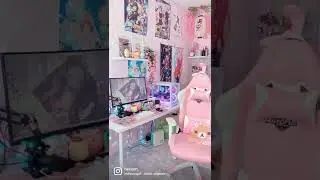 🌸Anime Room day and night 🌸 #kawaii #animegirl #anime#gamingroom