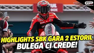 Highlights Gara2 Estoril SBK: Bulega ci crede ancora!
