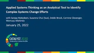 Applied Systems Thinking as an Analytical Tool to Identify Complex Systems Change Efforts