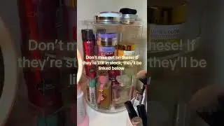#makeuporganiser #organiser #makeuplight #brushholder #tidy #fok