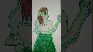 draw beautiful girl with summer drink with stylish 🏖️🧃❤️😍🌞⛱️🍻🍷