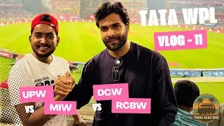 Vlog 11 - At the D.Y. Patil Stadium | TATA WPL 2026 | UPW vs MIW | DCW vs RCBW | Thand Rakh Bhai