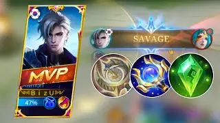 Aamon Savage Gameplay !! AAMON BEST COMBO & ROTATION IN SOLO RANK GAME !! Mobile Legends ~ MLBB