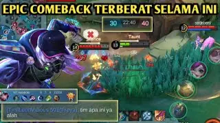 THE HARDEST EPIC COMEBACK EVER AGAINST FREDRINN GROCK BUILD TANK OVER POWER 😱 MOBILE LEGENDS