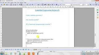 Lambda Expression in java 8