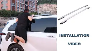 Roof Rack Rails INSTALLATION on Toyota Sienna 2021-2024
