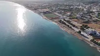 KASTELI KISSAMOS CRETE | DRONE TOWN & COASTLINE VIEW