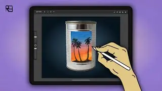 Wrap Images Around Object, Warp Mesh Tool Procreate 2021 Tutorial | Art Sprint