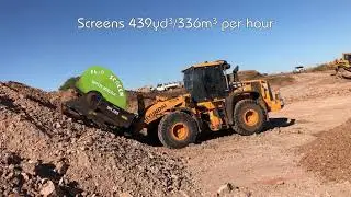 Flipscreen Loader screening bucket sizes (2022)