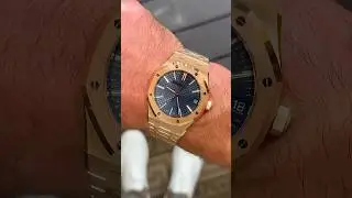 That shine! #audemarspiguet Rose Gold Royal Oak 15510OR #watchoftheday #watchesandwonders