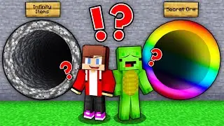 Which SLIDE Will Mikey and JJ Choose in Minecraft ?! - Maizen