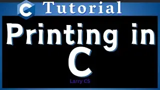 Print Statements - C Tutorial (No.1)