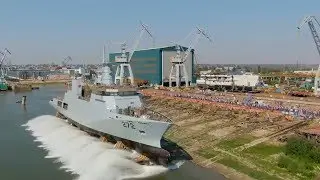 LAUNCHING CEREMONY OF PAKISTAN NAVY&rsquo;S OFFSHORE PATROL VESSEL-II HELD IN ROMANIA