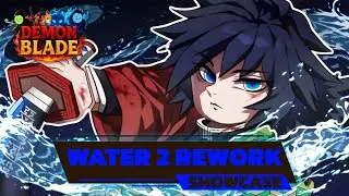 Demon Blade | WATER 2 REWORK | Skill Showcase | Roblox