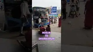 HOSUR TO DHARMAPURI #shortsfeed #shortvideo #shorts #short #bus #driver
