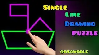 Single Line Drawing Puzzle 🧩 game Level 201 to 321