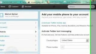 What's Up with Twitter, Lesson2, Settings