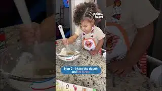 Talented Little Toddler Chef Makes Pizza