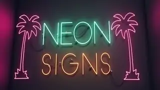 Neon Sign Tutorial + Template! EASY