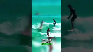 Surfer Dodges Trouble Like a Pro!