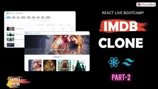 Imdb clone Part 2 | Live React Bootcamp  | React.js and Tailwind.css | 4th Feb 8 PM