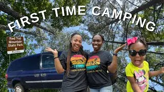 Camping for the first time ⛺️ Lake Allatoona &bull; Van Camping &bull; Camping VLOG