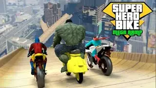 Super Hero Bike Mega Ramp - Part 3/AutoGameplay