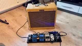 How does a Fender Blues Junior LTD with Eminence Red White and Blues Speaker react to my Pedals? 