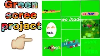 Croma key Whatsapp status song project || green screen project || kingAjju status