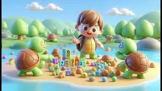 Counting with the Turtles 🐢🎶 Nursery Rhymes Kids Songs