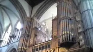 The Organ in Rochester Cathedral Kent