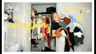Trying on EVERYTHING in My Closet ☆ HUGE Closet Cleanout for 2020! (declutter)