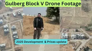 Gulberg  Block V Drone Footage Prices & Latest Developments by Welldone Builder Gulberg Islamabad