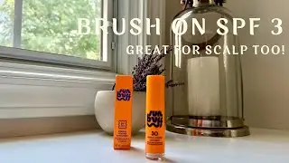 Sun Buff Powder Sunscreen Brush SPF 30 | Mineral Protection for Face, Scalp & Body