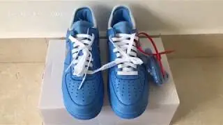 OFF WHITE Nike Air Force 1 MCA Blue from bestkicks.co