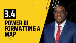 3.4 How to Formatting of Map in Power BI | Power BI Tutorials for Beginners | By Carl Huff