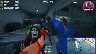 Dead Ahead free roam VR game in Zeexar VR Arena, online broadcast recording from 28.06.2024