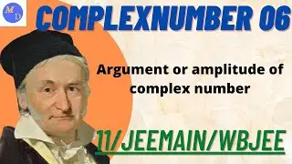 Complex number 06 || Argument of a Complex number || Amplitude ||