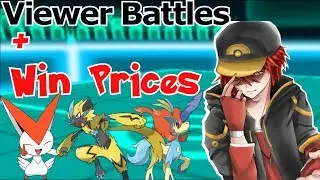 Viewer Battles | WIN A ZERAORA VICTINI KELDEO | No UBER Pokemon Allowed